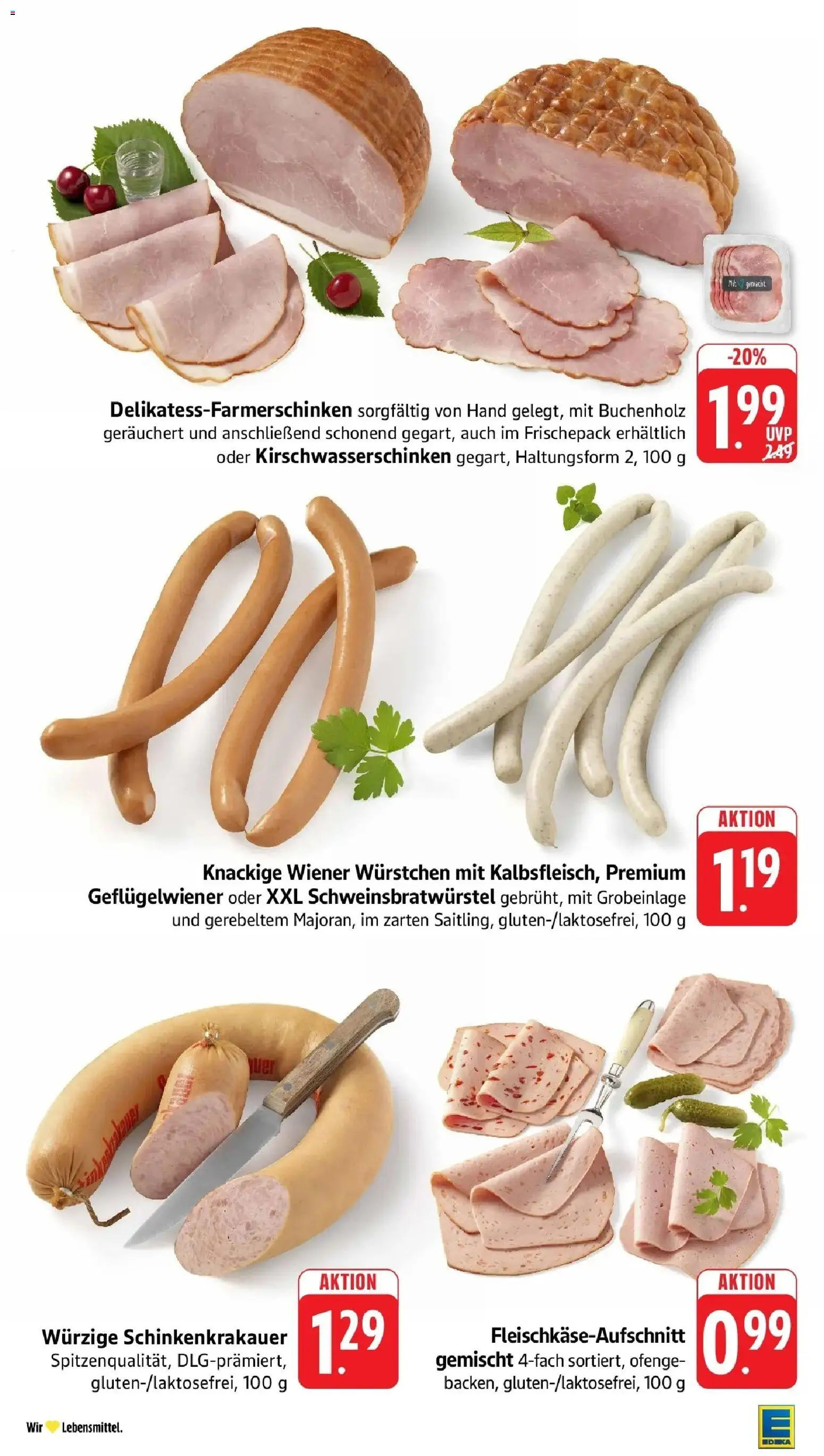 Edeka Prospekt Ulm-Lehr – gültig ab 01.06.2026 | Seite: 9 | Produkte: Wiener wurstchen