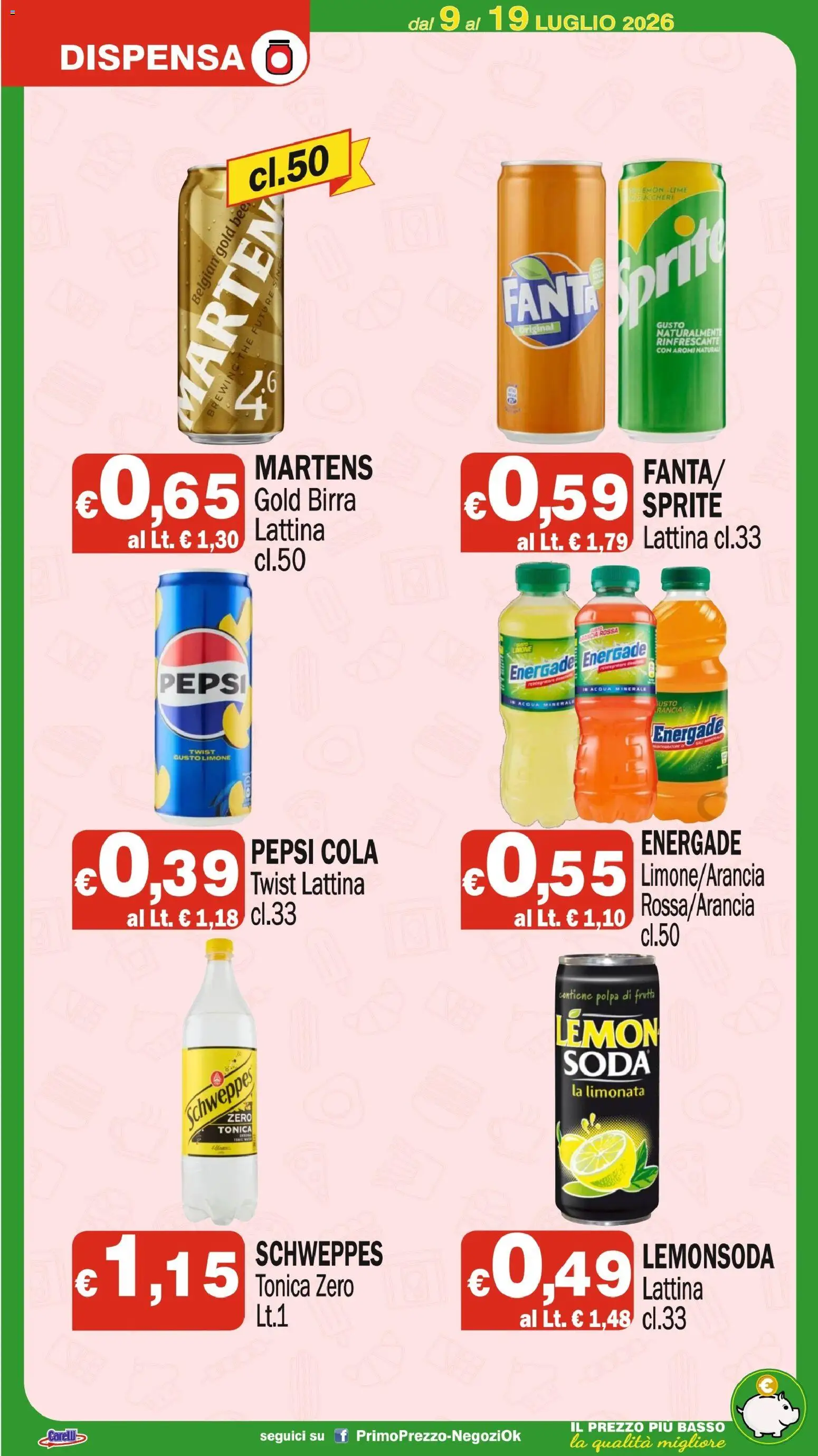 Volantino Primo Prezzo del 09/07/2026 | Pagina: 13