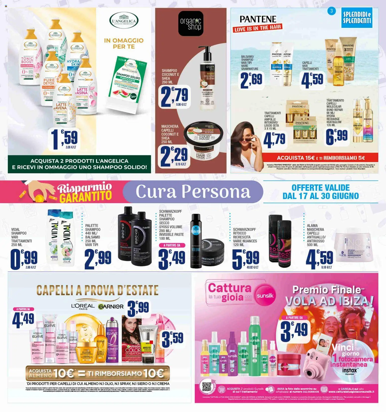 Volantino Splendidi e Splendenti del 17.06.2026 | Pagina: 3 | Prodotti: Shampoo, Tè, Pompelmo, The