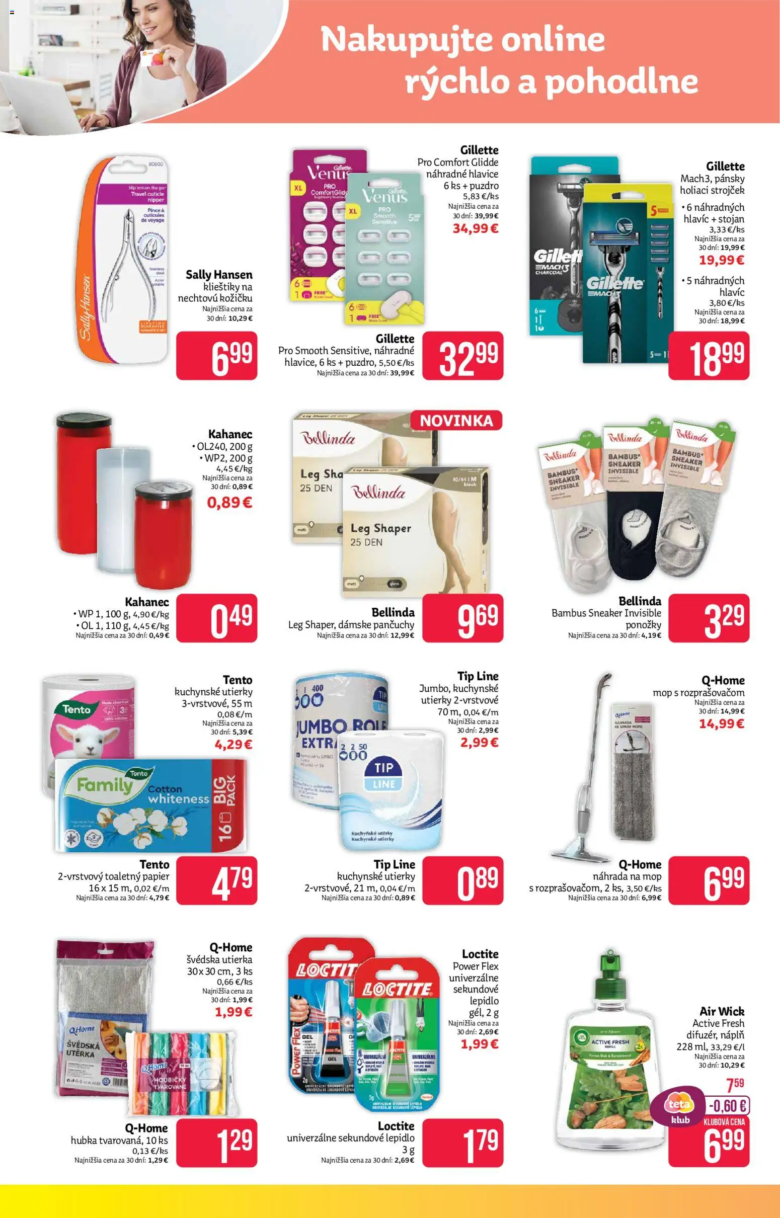Nové Teta drogerie akcie – leták je platný od 25.05.2026 | Strana: 14 | Produkty: Strojček, Holiaci strojček, Ponožky, Air Wick
