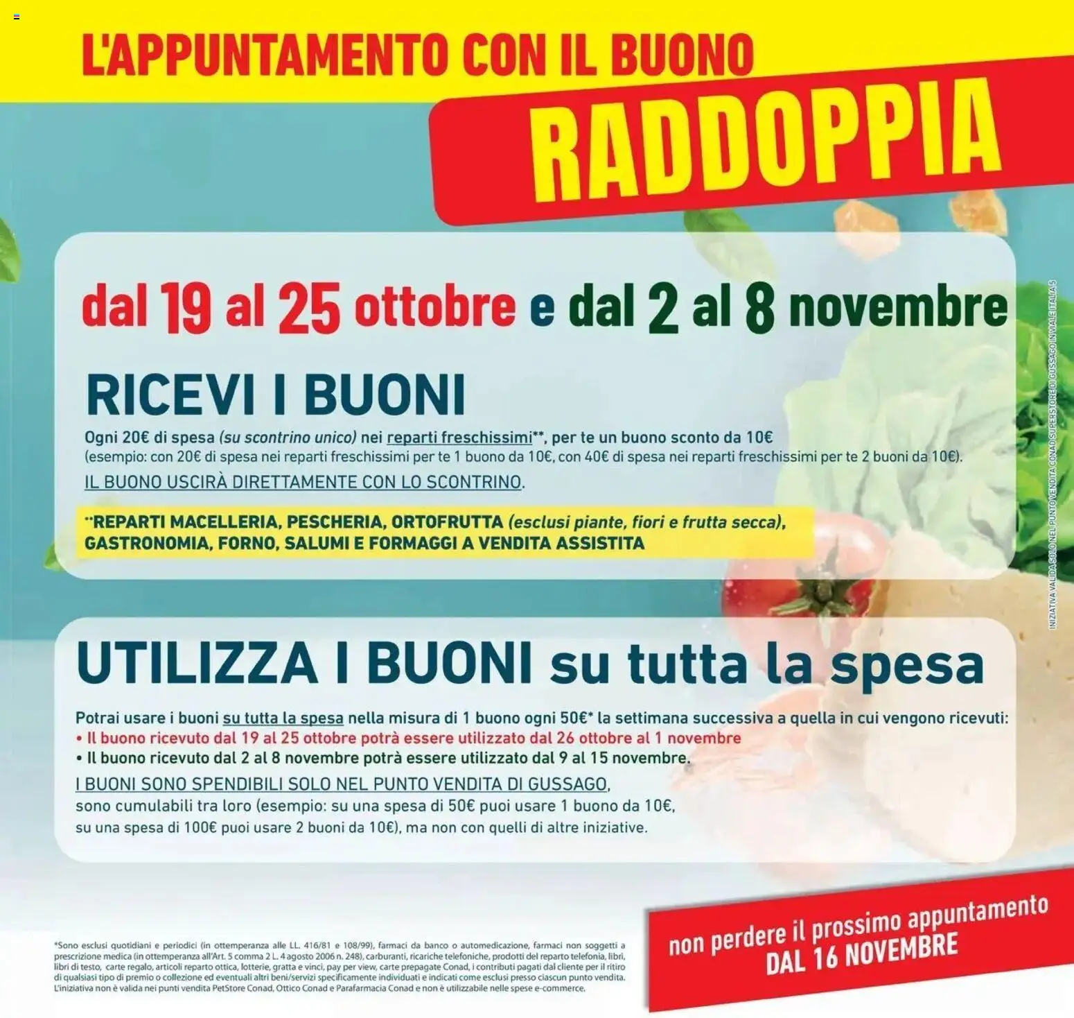 Anteprima volantino Conad dal 21/10/2026 prossima settimana | Pagina: 3 | Prodotti: Libri, Tè, Frutta, Fiori