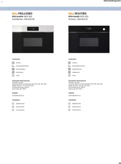 Ikea Elektrogeräte ab 10.04.2026 gültig | Seite: 29 | Produkte: Mikrowelle, Unterschrank, Hochschrank