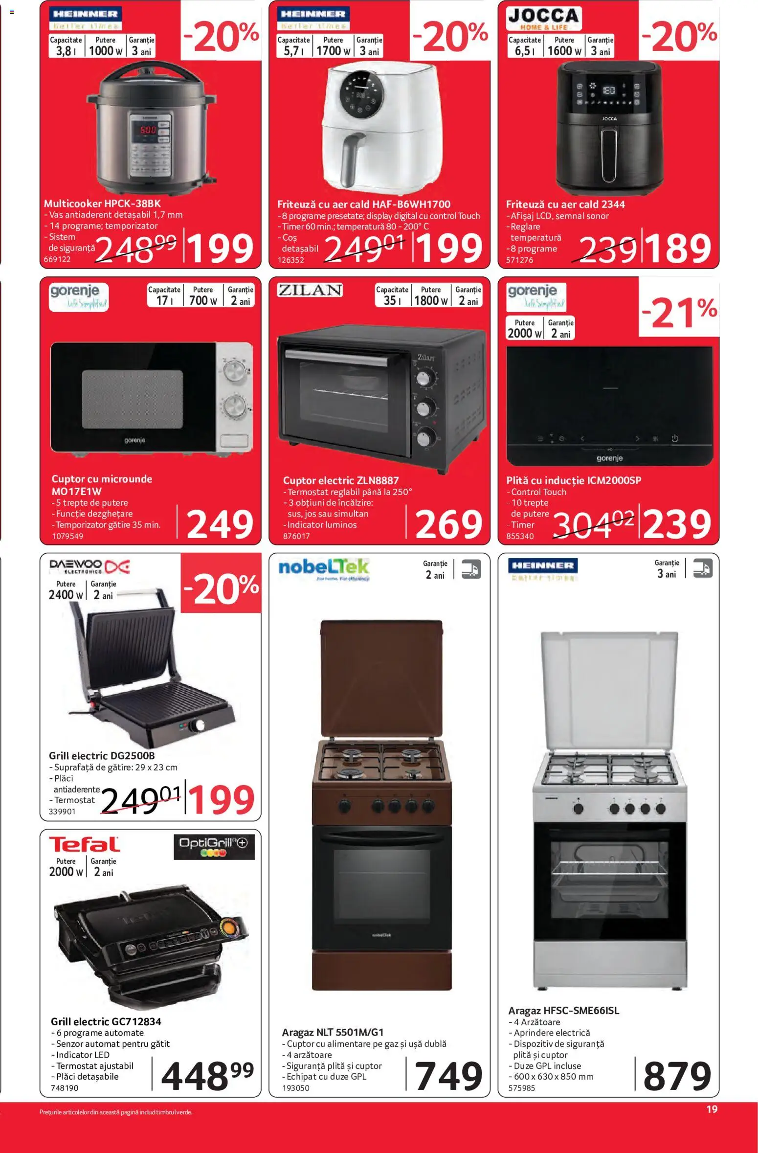 Noul catalog Selgros – valabil de la 12.06.2026 | Pagină: 19 | Produse: Ginseng, Plită, Cuptor Cu Microunde, Ușă