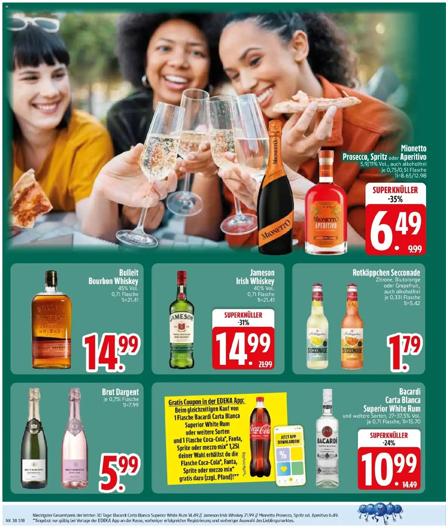 Edeka Prospekt Zolling (ab 14.09.2026) » Angebote Online | Seite: 20 | Produkte: Sprite, Jameson, Brut dargent, Bourbon