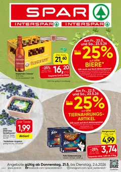 Spar Flugblatt - Vorarlberg ab 21.05.2026 gültig
