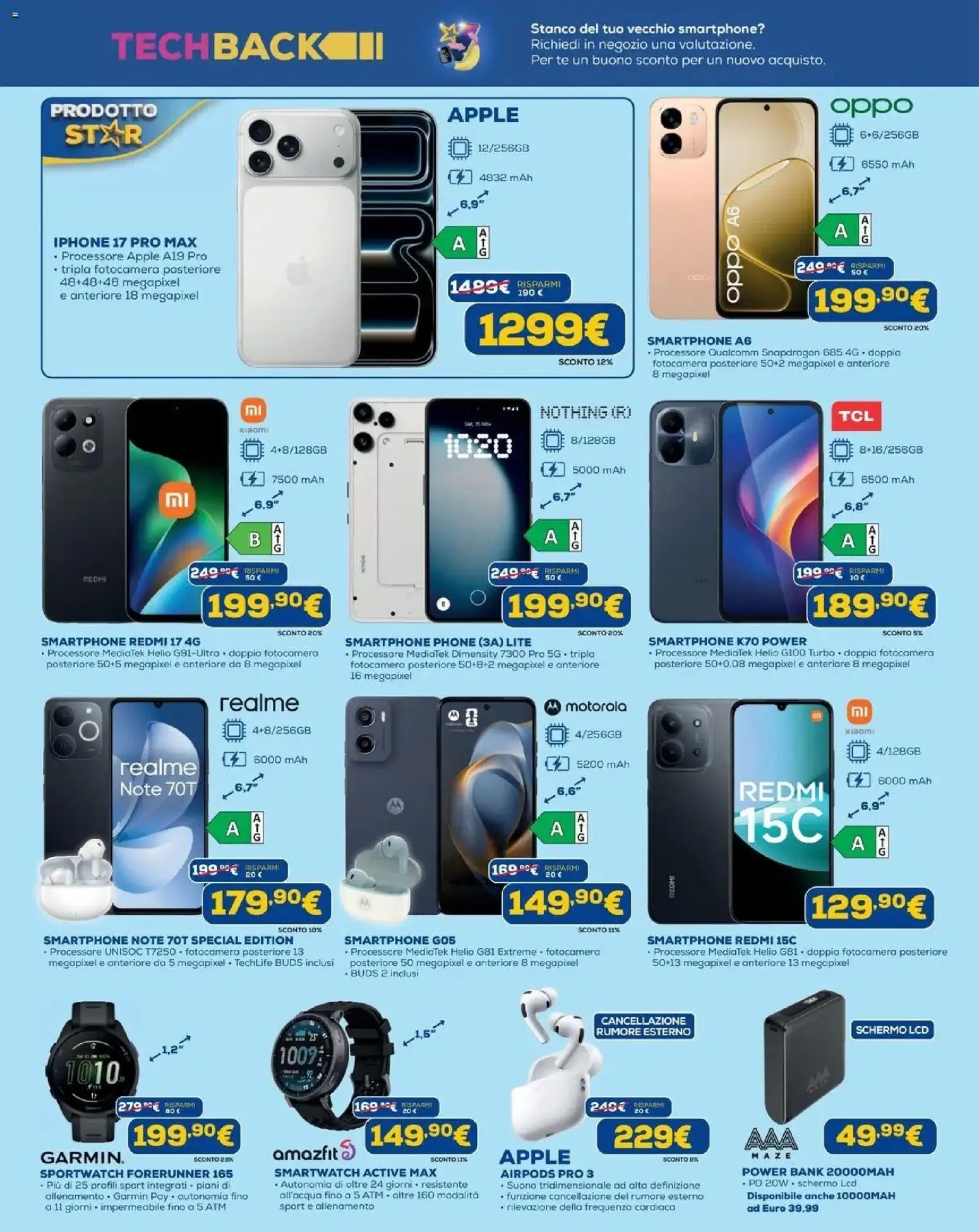 Nuovo Euronics volantino Torino dal 20/08/2026 > offerte anteprima 🛍️ | Pagina: 5 | Prodotti: Iphone, Tè, Smartphone, Fotocamera