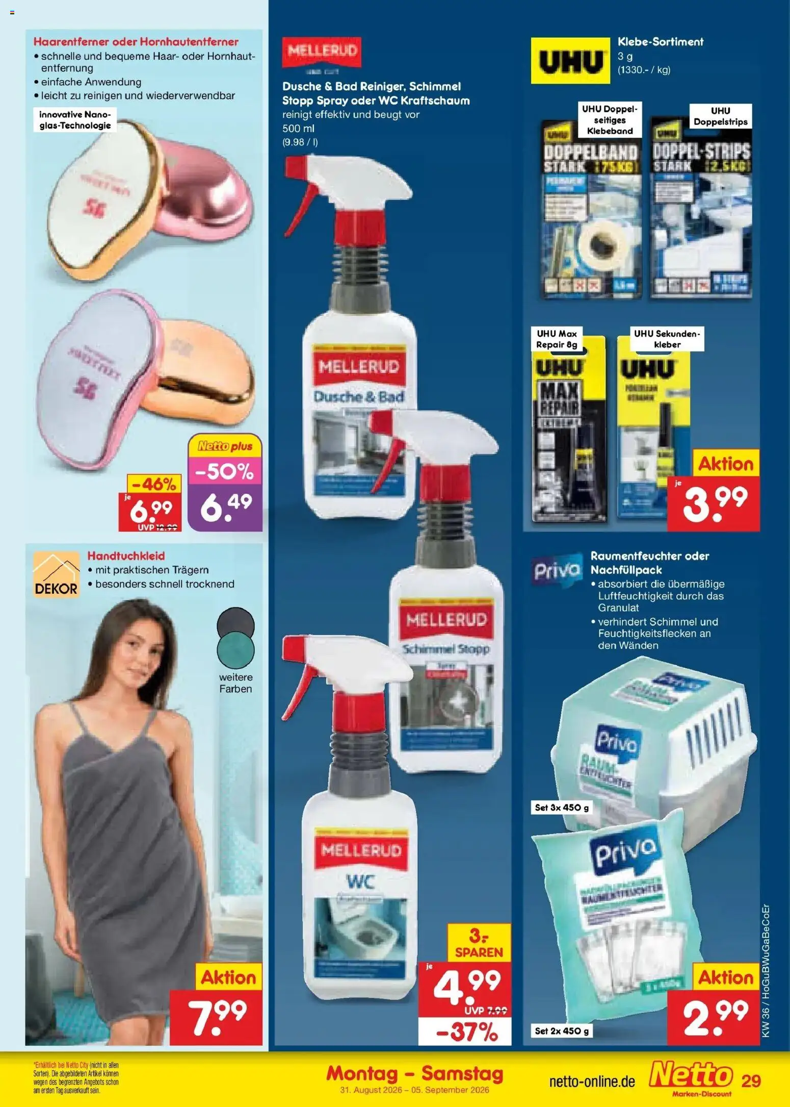 Netto Marken-Discount Prospekt Bitterfeld-Wolfen (ab 31.08.2026) » Angebote | Seite: 39 | Produkte: Bad, Dusche