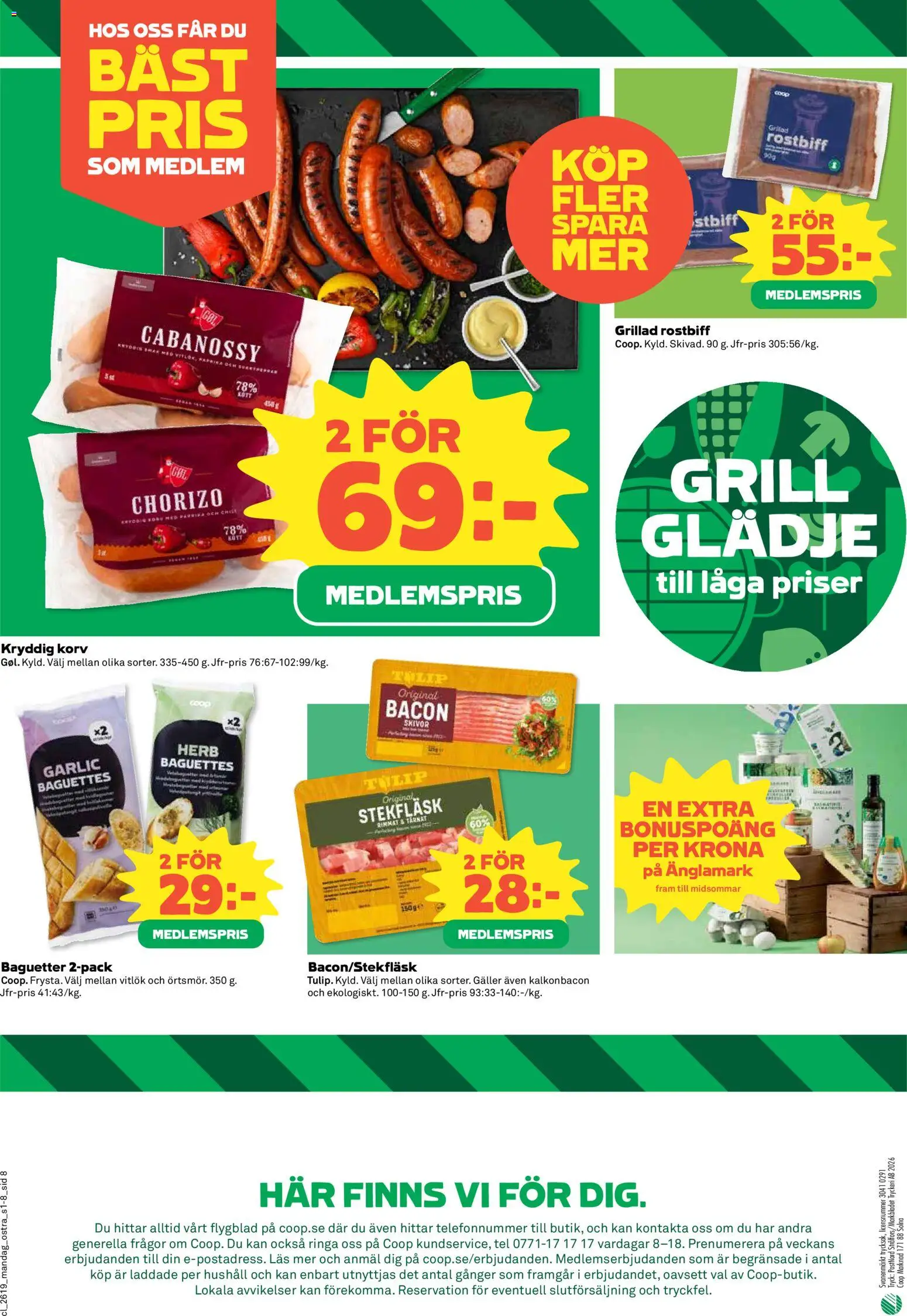 Coop Daglivs reklamblad aktuell från 04.05.2026 | Sida: 8