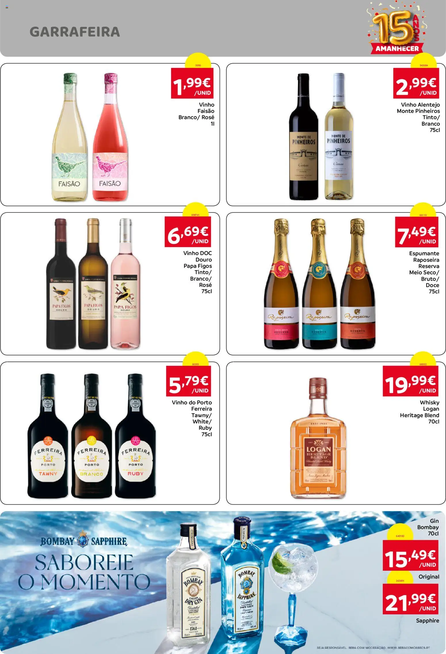 Amanhecer Folheto Madeira │ válido de 13/08/2026 | Página: 9 | Produtos: Whisky, Figos, Papa, Vinho