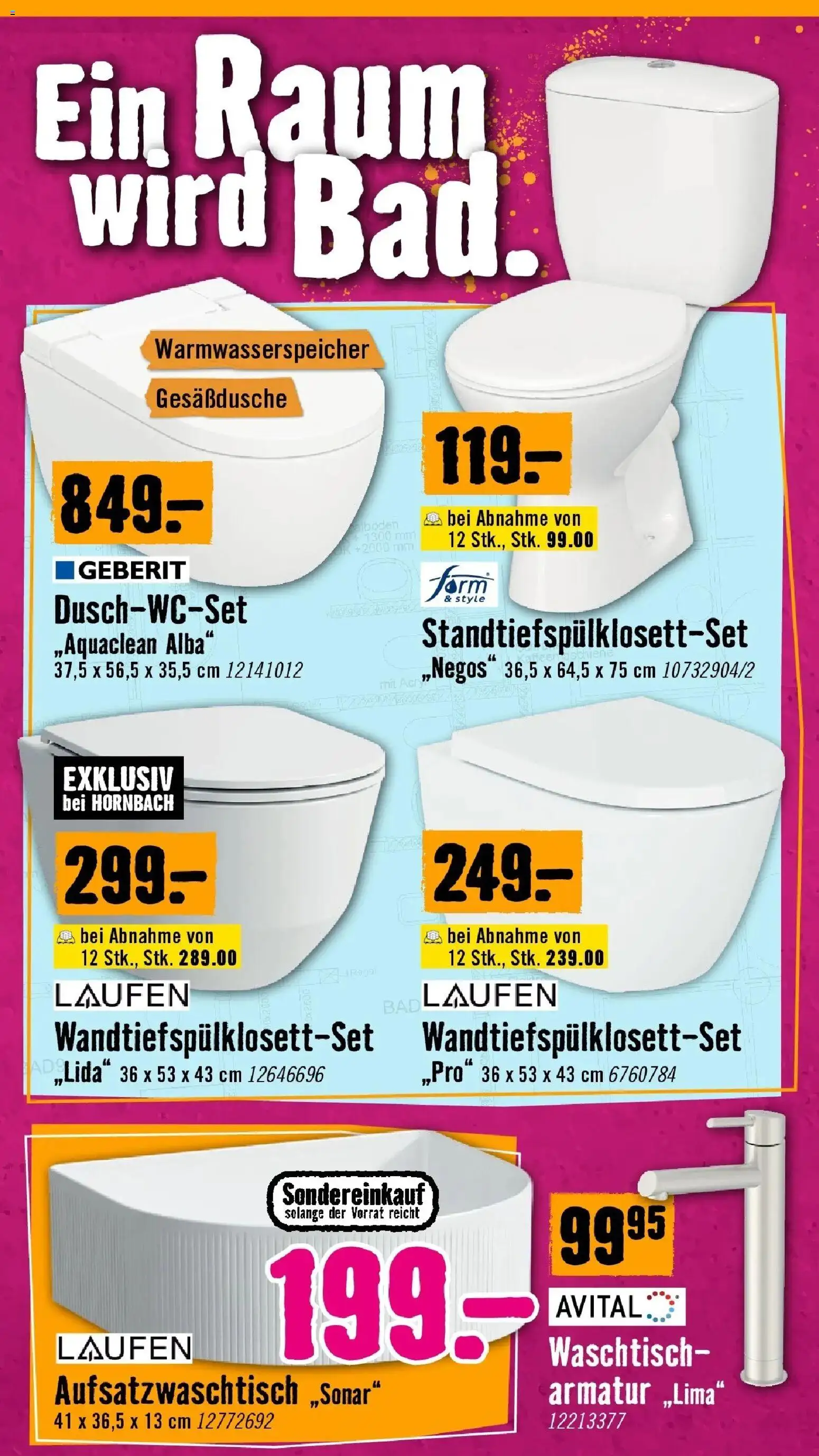 Hornbach Große Neueröffnung gültig ab 02.09.2026 | Seite: 11 | Produkte: Bad