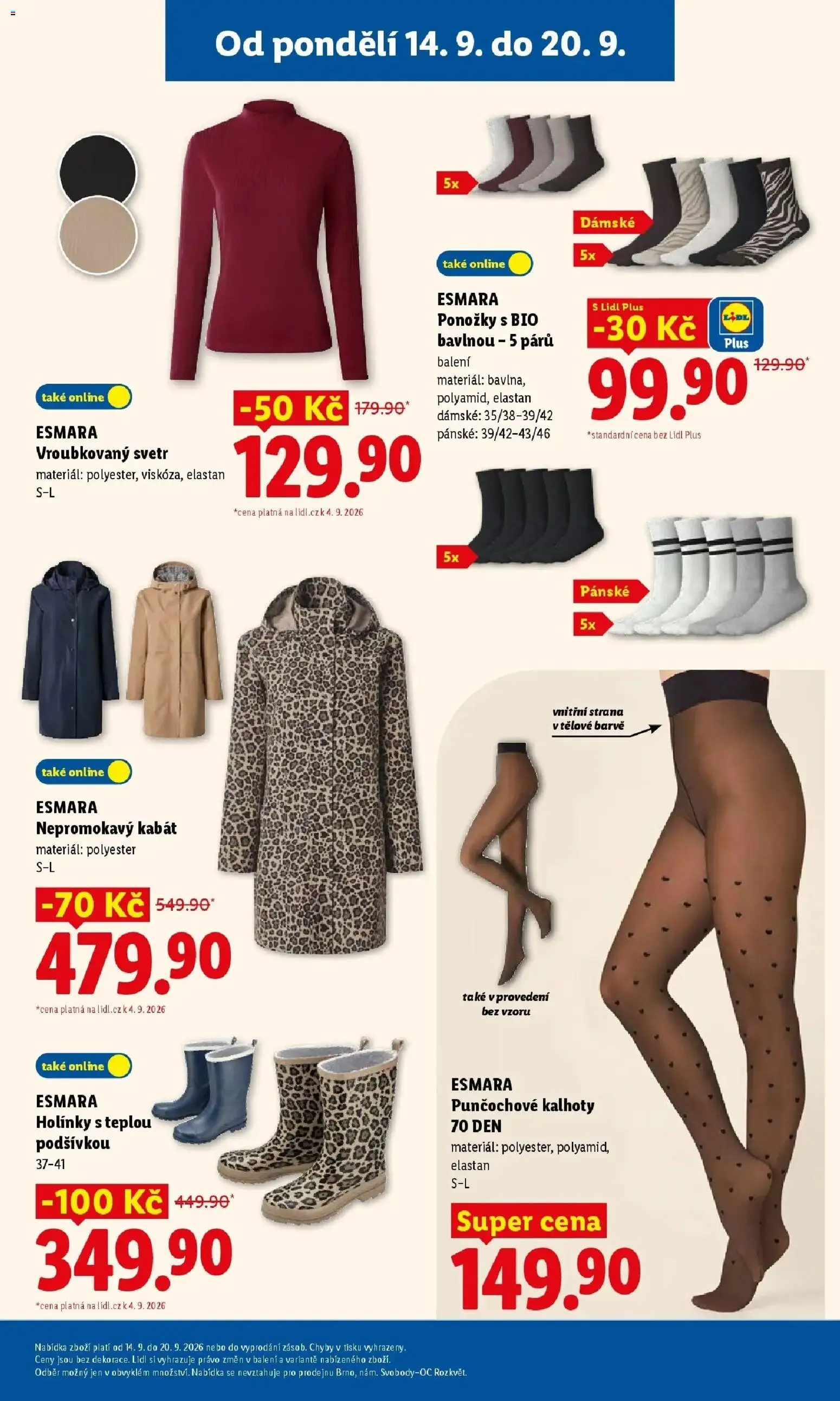 Lidl leták od 14.09.2026 - Nový akční leták | Strana: 43
