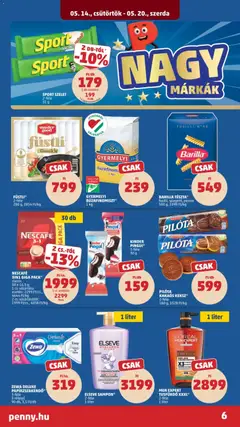 ZEWA DELUXE PAPÍRZSEBKENDŐ*, 3-féle, 3 rétegű, 90 db - amely érvényes a következő dátumtól: 14.05.2026 | Oldal: 8