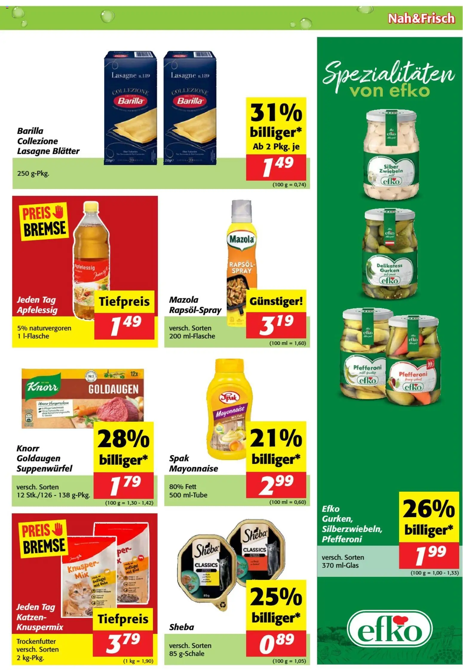 Nah und Frisch Flugblatt gültig ab 05.08.2026 | Seite: 5 | Produkte: Gurken, Zwiebeln, Mayonnaise