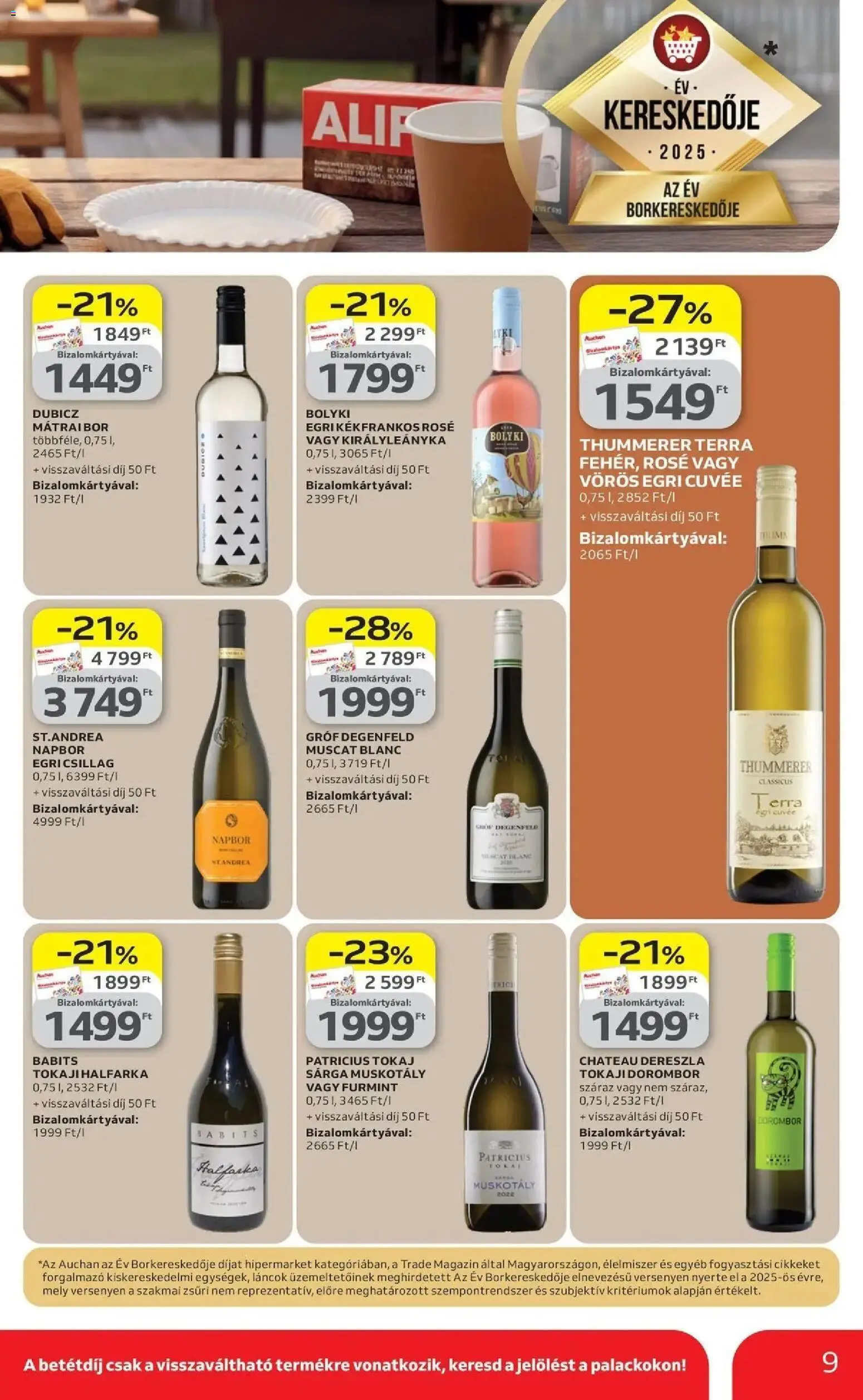 Auchan akciós ujság - amely érvényes a következő dátumtól: 09.04.2026 | Oldal: 9