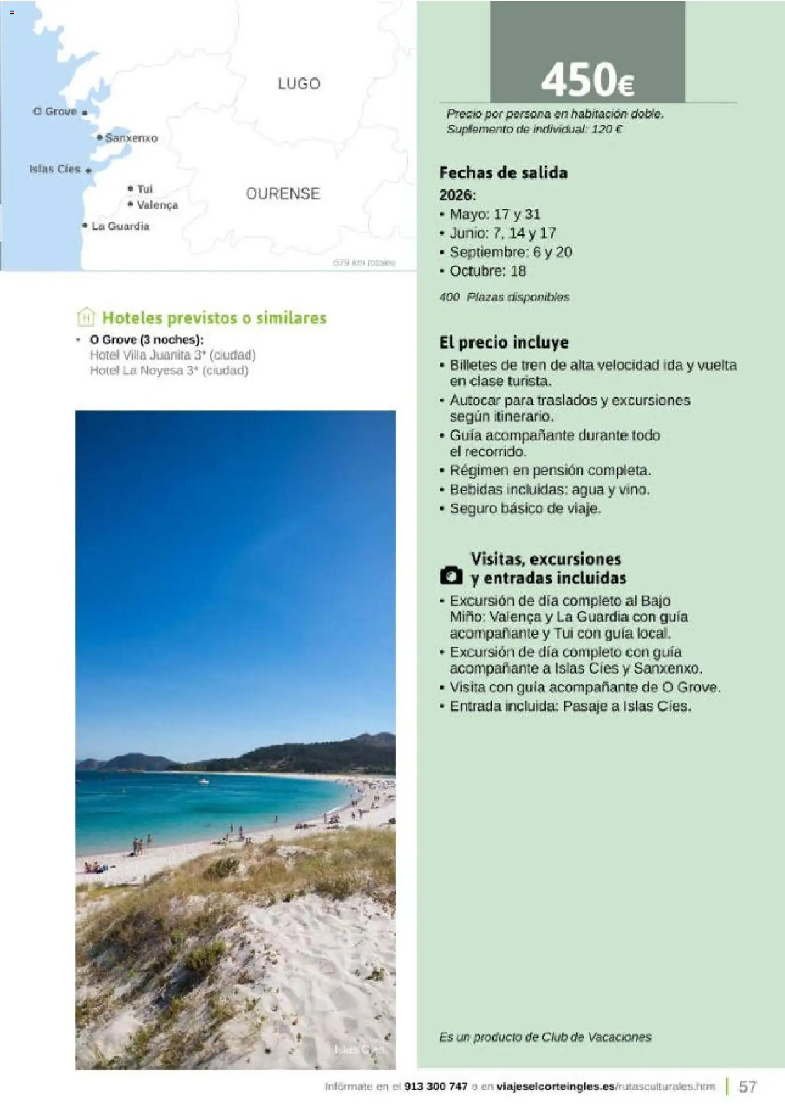 Viajes El Corte Inglés Rutas Culturales de la Comunidad de Madrid │ válido desde el 01.04.2026 | Página: 57