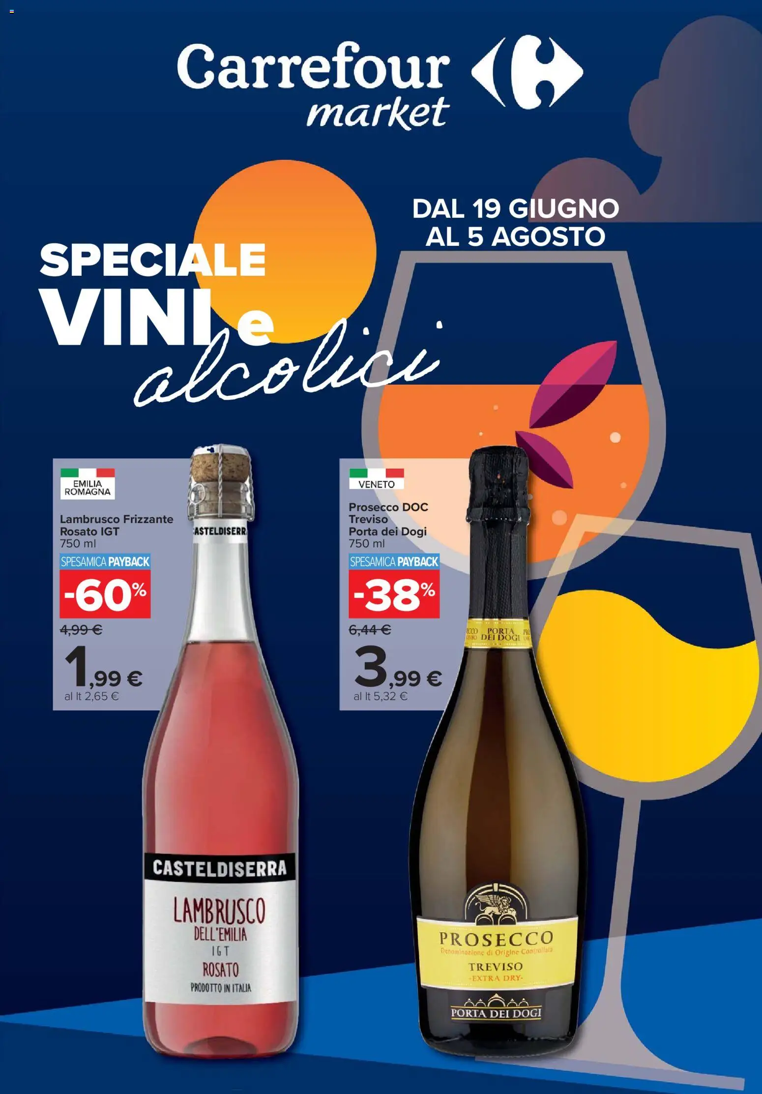 Volantino Carrefour del 19.06.2026 | Pagina: 1 | Prodotti: Prosecco