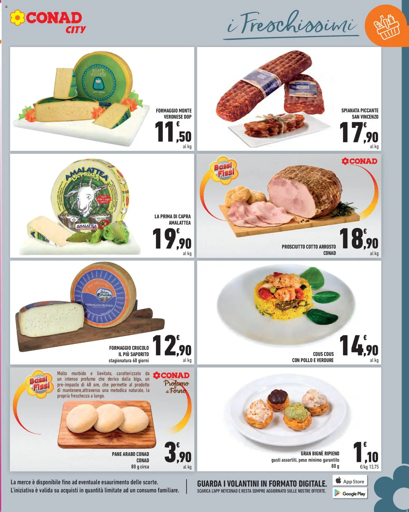 Volantino Conad del 04/09/2026 | Pagina: 5 | Prodotti: Arrosto, Pollo, Formaggio, Cous cous