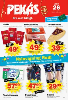 Pekås erbjudanden - Förhandsvisning av reklamblad från butik Pekås aktuell från 22.06.2026