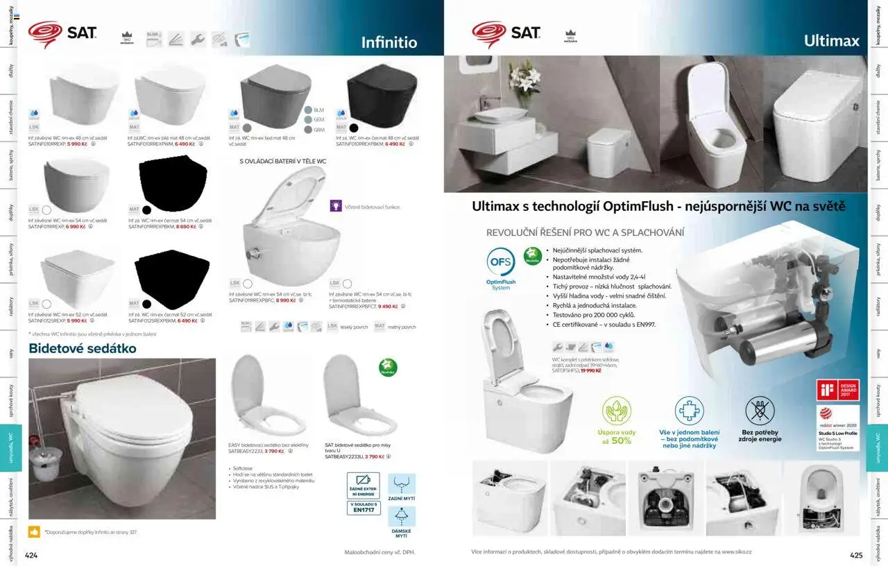 Siko koupelny katalog Koupelny 2025/2026 od 14.10.2025 | Strana: 215 | Produkty: Osvětlení, Hadice, Wc, Baterie