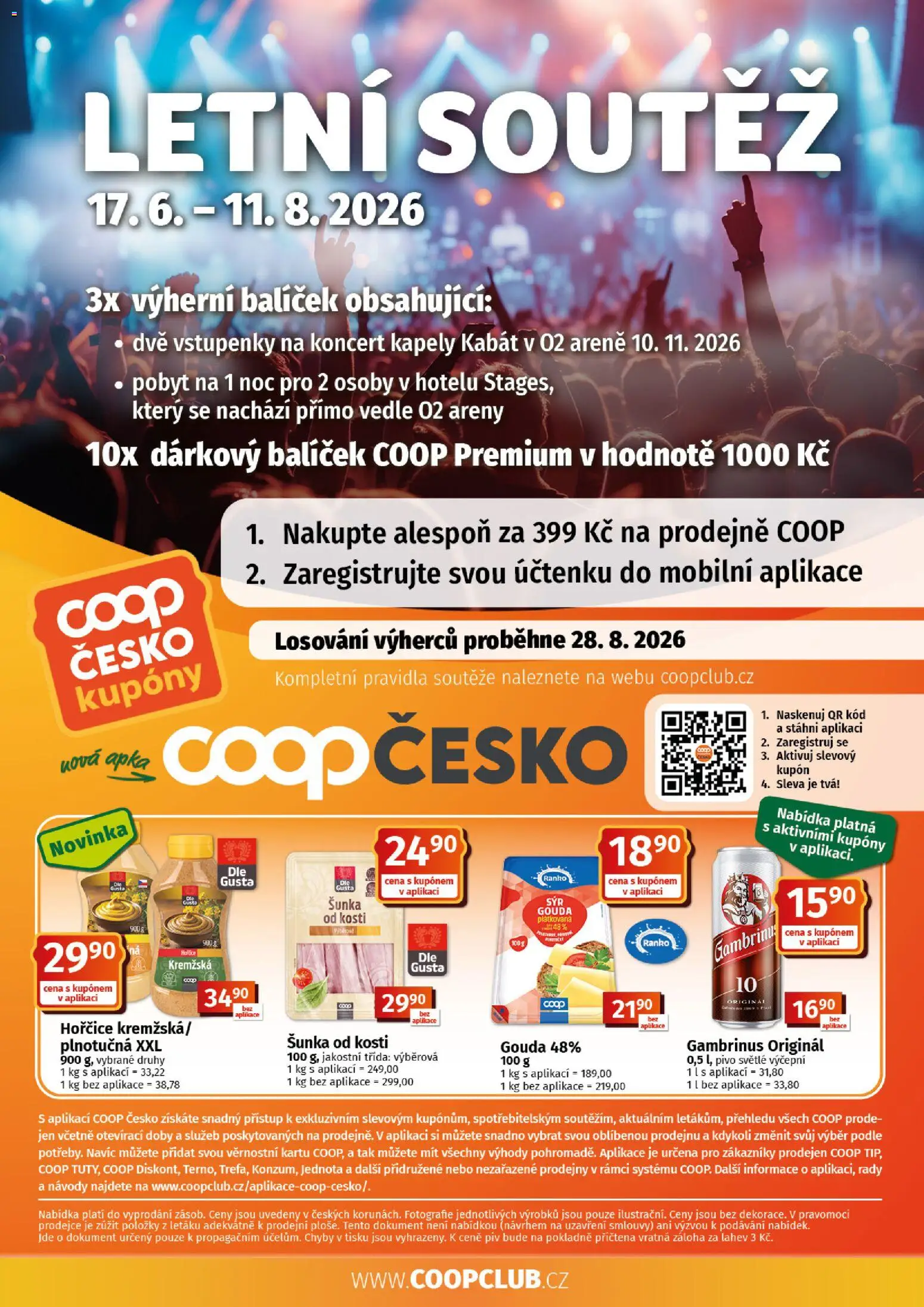 Coop leták - Tuty od 15.07.2026 | Strana: 10 | Produkty: Gouda, Kabát, Šunka, Pivo