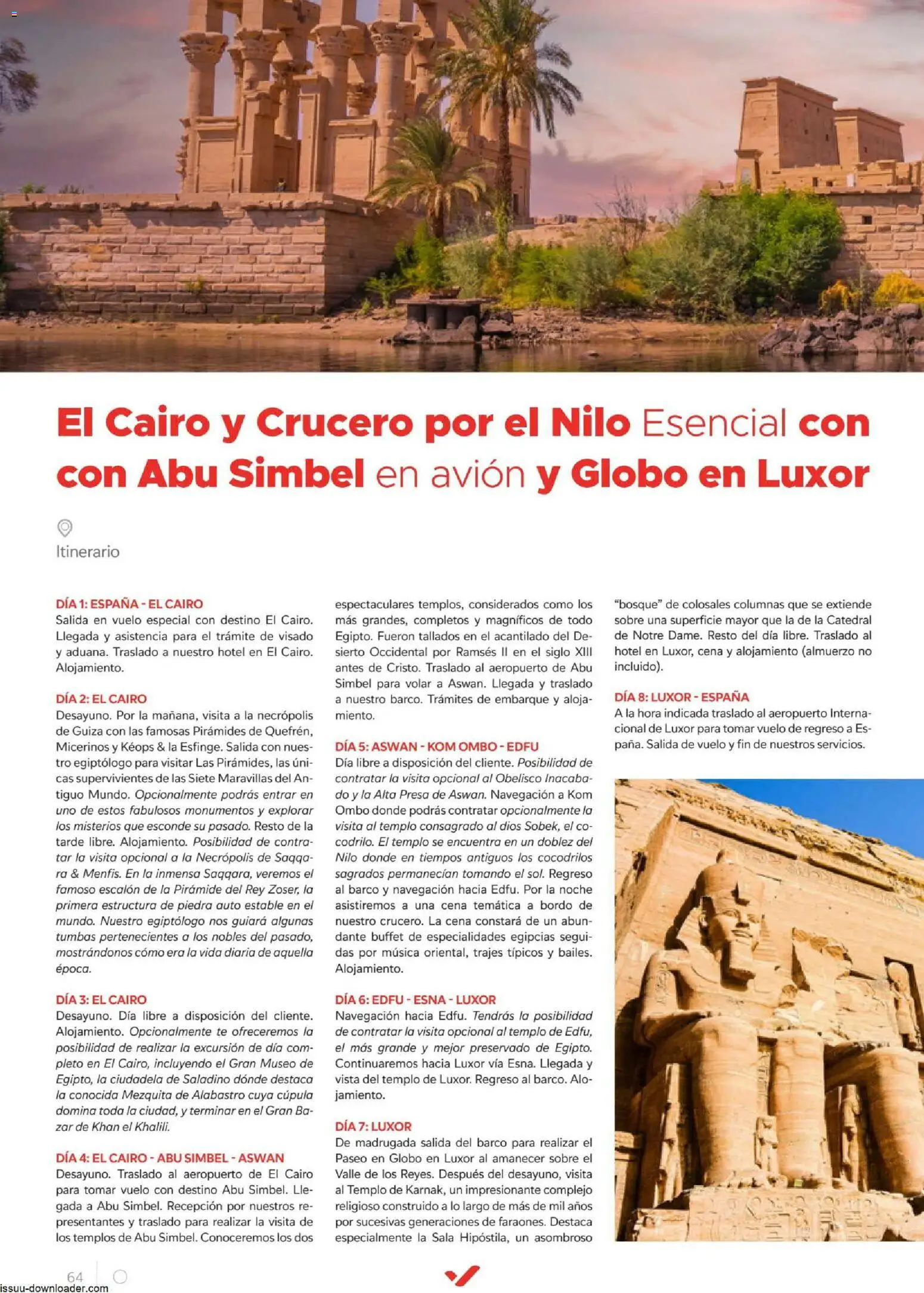 Halcón Viajes Egípto │ válido desde el 06/07/2026 | Página: 64 | Productos: Té, Navegación