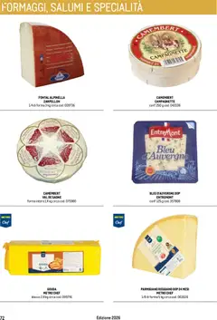 Anteprima del volantino Metro Hotel catalogo valido a partire dal 17/10/2025 | Pagina: 72 | Prodotti: Parmigiano reggiano, Parmigiano