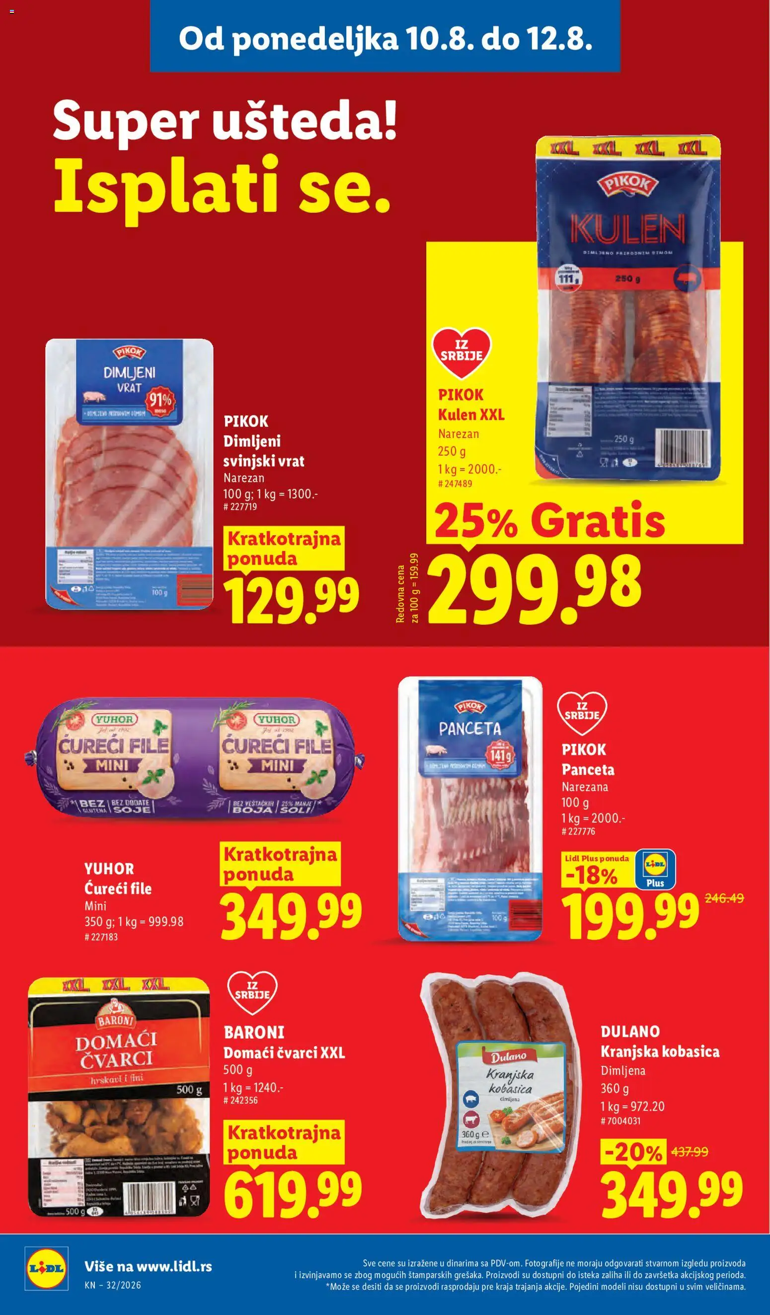 Lidl katalog - važi od 06.08.2026 | Strana: 94