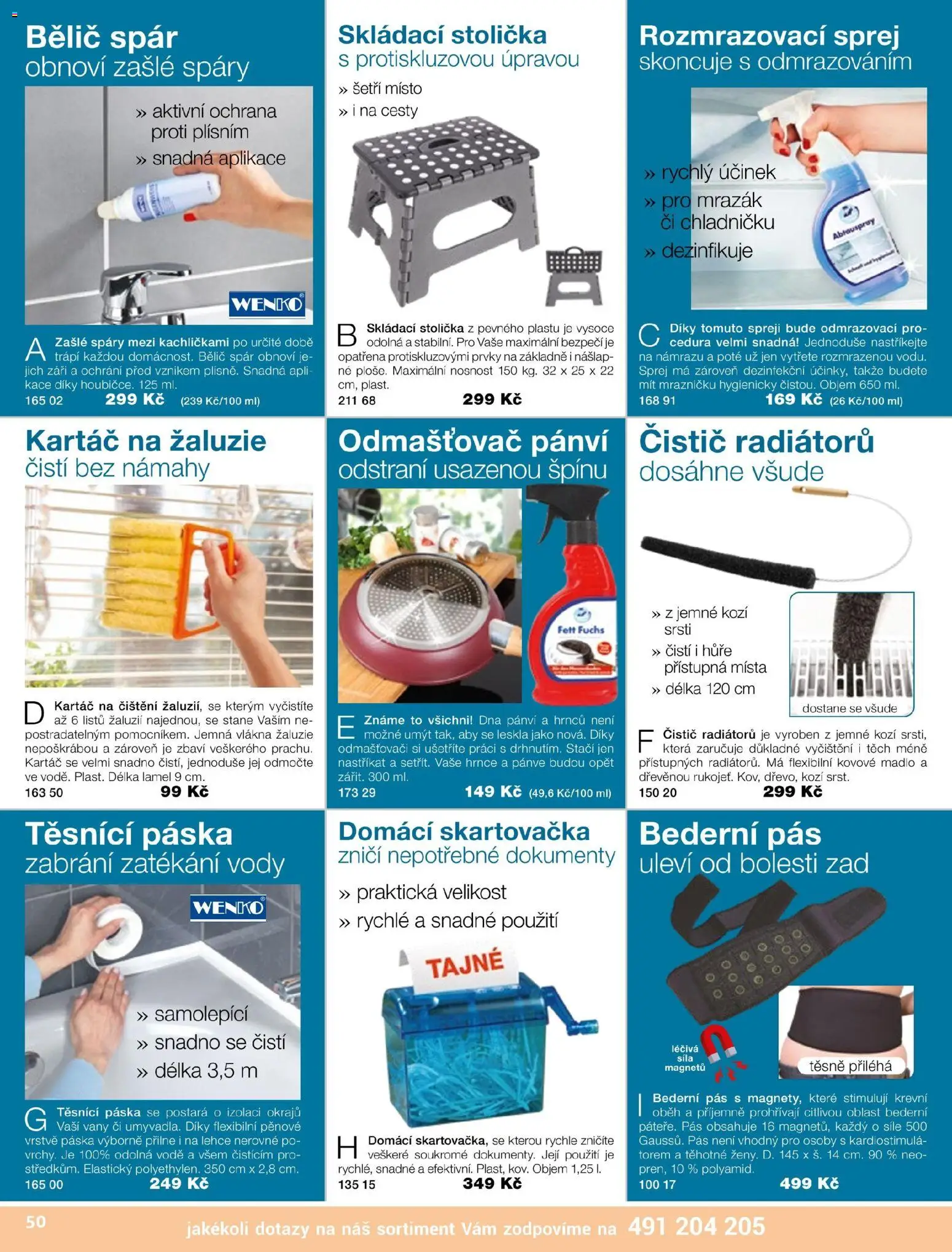 Decodoma katalog Vánoce 2026 od 04.10.2026 | Strana: 51 | Produkty: Pánve, Skartovačka, Mrazák, Odmašťovač