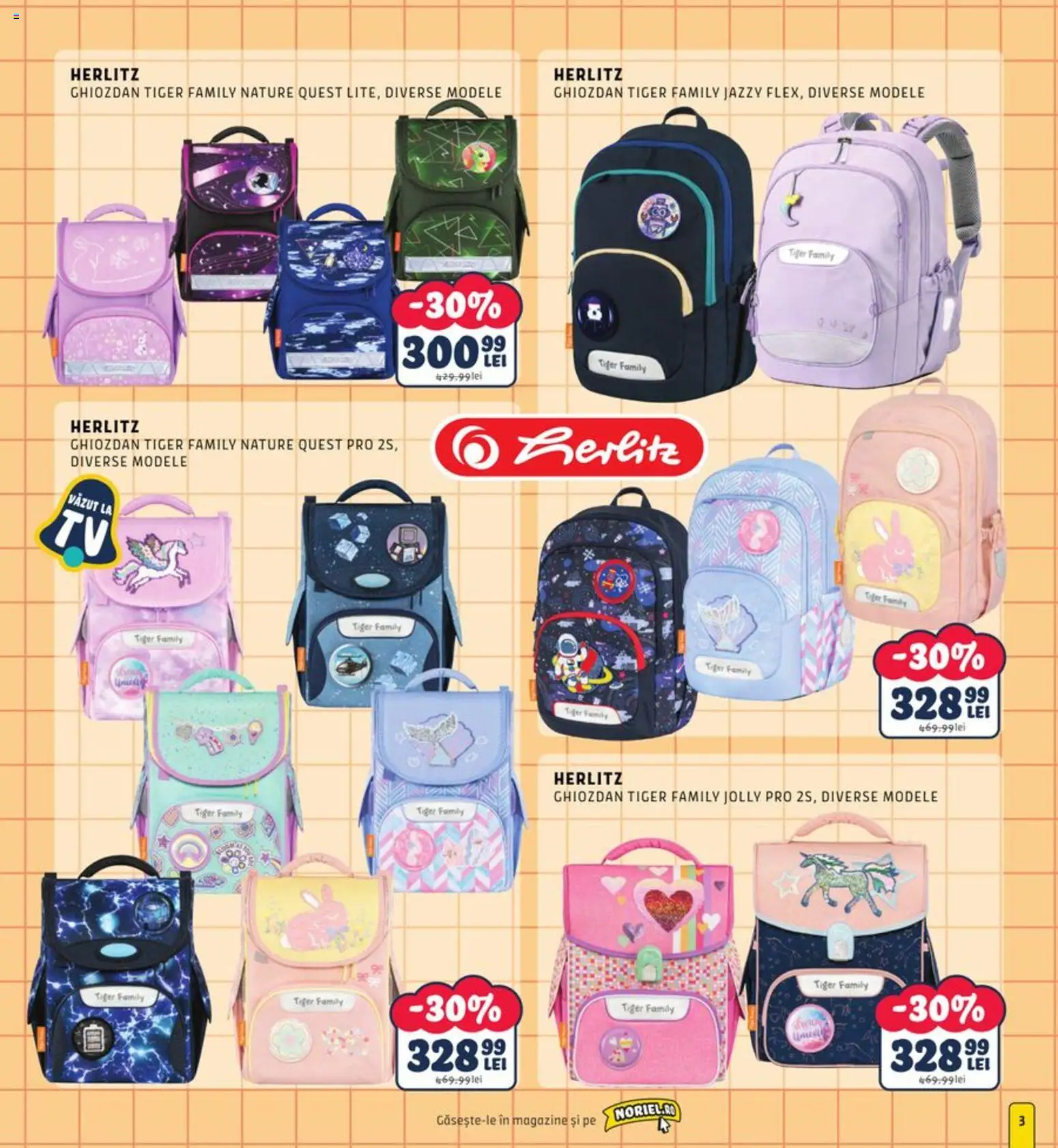 Noul catalog Noriel – valabil de la 06.08.2026 | Pagină: 3 | Produse: Ghiozdan