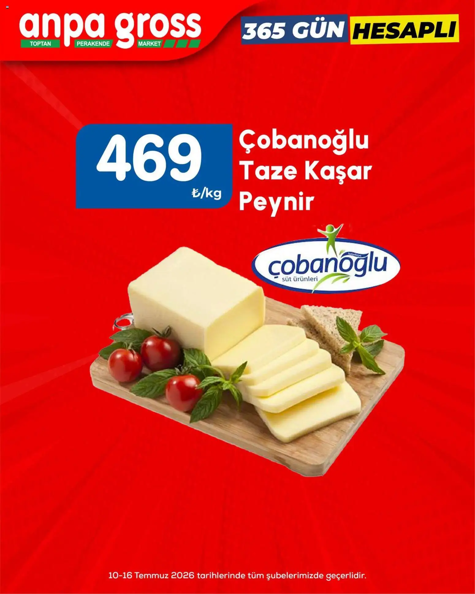 Anpa Gross Katalog - 10 Temmuz 2026 tarihinden itibaren geçerlidir | Sayfa: 2 | Ürünler: Süt, Peynir
