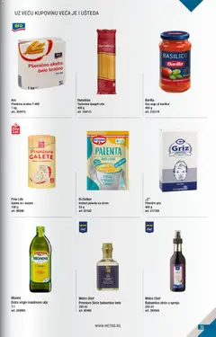 Metro katalog BMPL - pregled Metro kataloga - važi od 01.07.2026 | Strana: 11 | Proizvode: Testenina, So, Ulje, Sirće