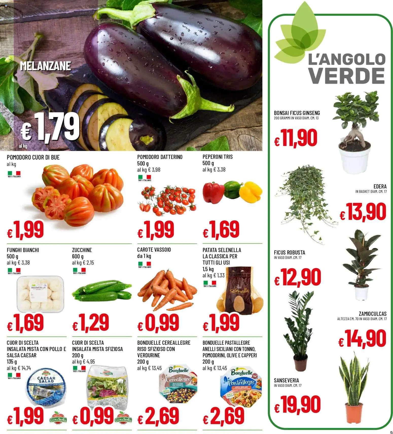 Volantino Galassia del 17/08/2026 | Pagina: 5 | Prodotti: Carote, Olive, Zucchine, Vassoio