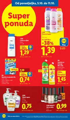 CIEN Losion za tijelo, BODY LOTION EXPRESS - Pregled kataloga iz trgovine Lidl, vrijedi od 05.10.2026 | Stranica: 26
