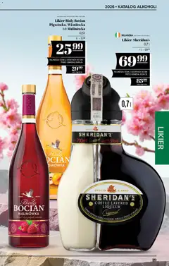 Pogląd oferty "POLOmarket katalog - Alkoholi" - ważna od 07.05.2026 | Strona: 19 | Produkty: Likier Sheridan's