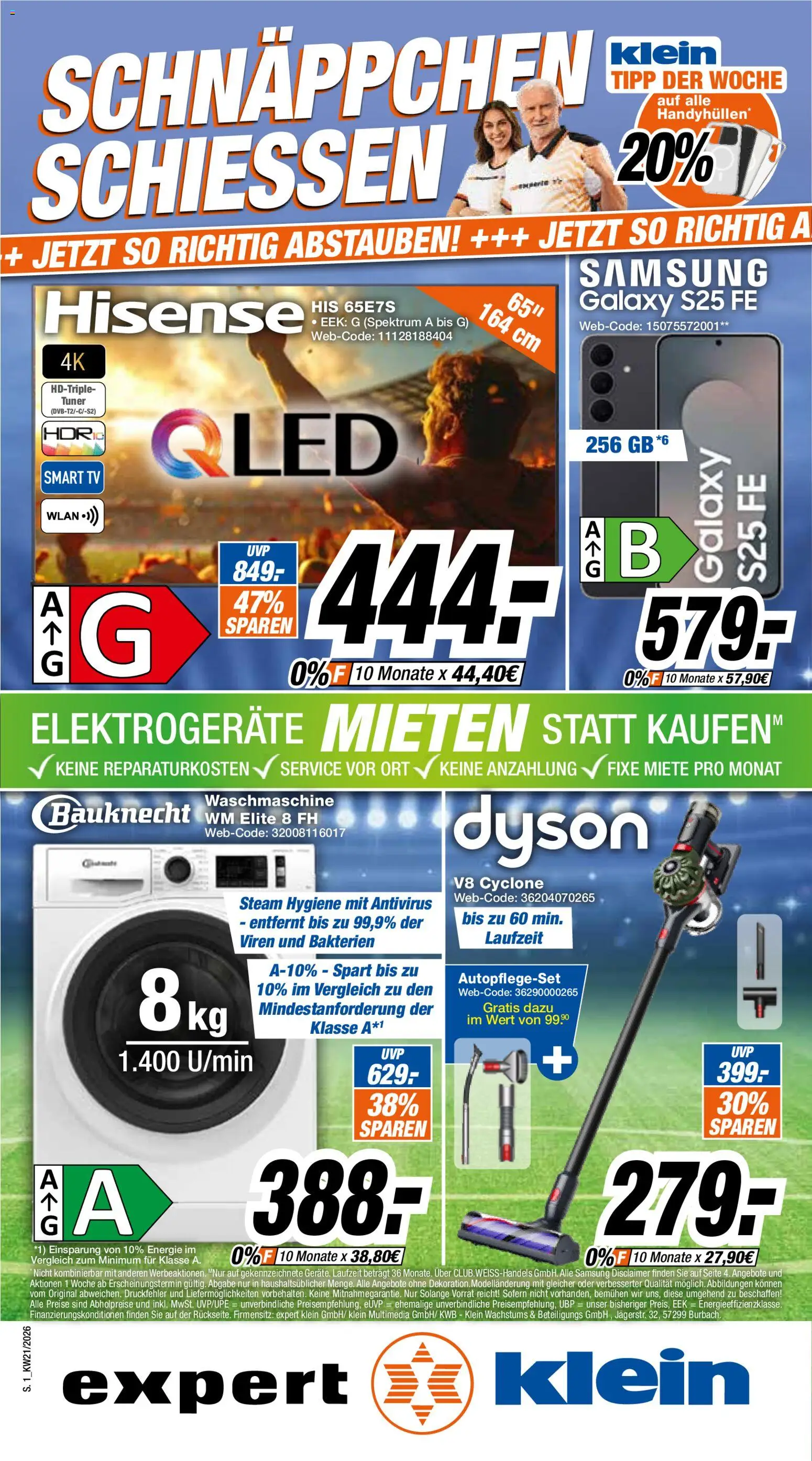 Expert Prospekt 	 – gültig ab 18.05.2026 | Seite: 1 | Produkte: Hisense, Dyson, Smart TV, TV