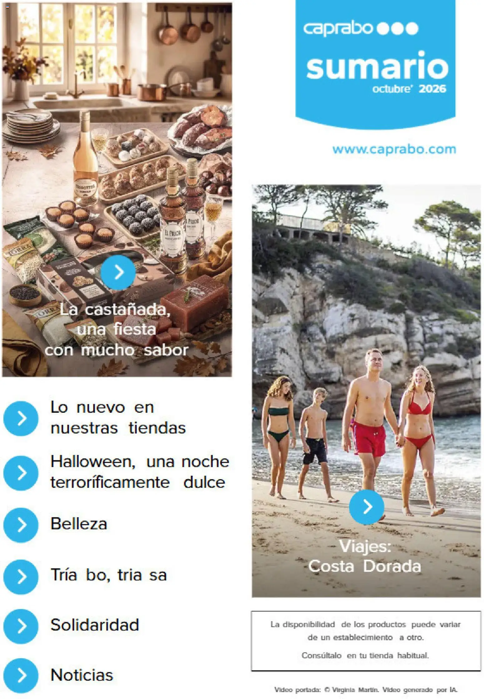 Caprabo Revista │ válido desde el 01/10/2026 | Página: 4 | Productos: Dulce, Video