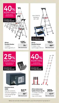 KARWEI folder - Voorbeeld van een folder van KARWEI, geldig van 12-10-2026 | Pagina: 45 | Producten: Ladder