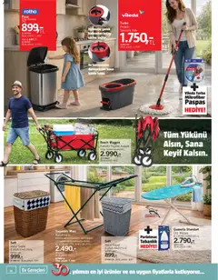 18.04.2026 tarihinden itibaren geçerli olan Bauhaus kataloğu önizlemesi | Sayfa: 14 | Ürünler: Ütü masası, Kurutmalık, Sepet, Su
