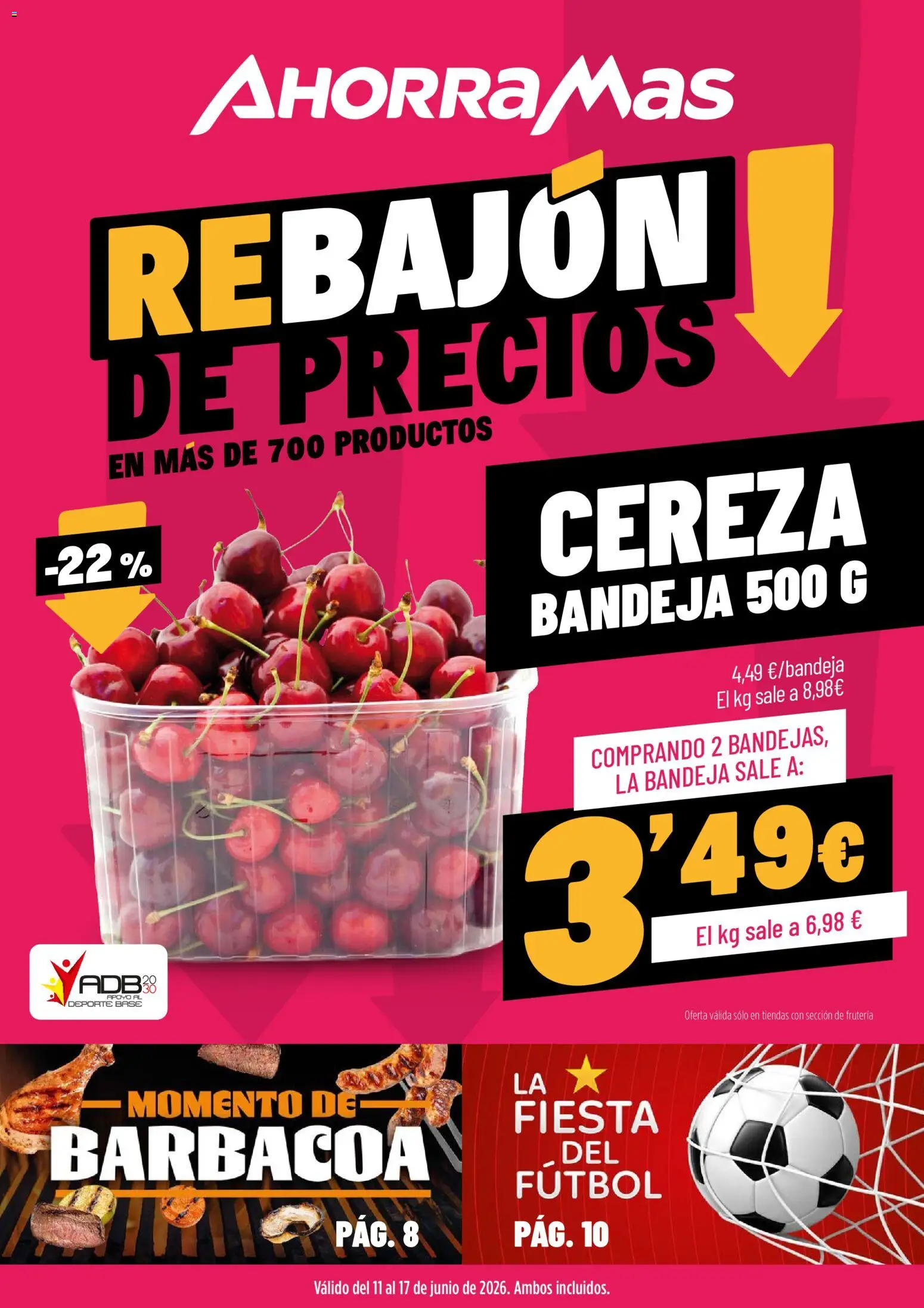 AhorraMas folleto │ válido desde el 11.06.2026 | Página: 1 | Productos: Barbacoa, Bandeja