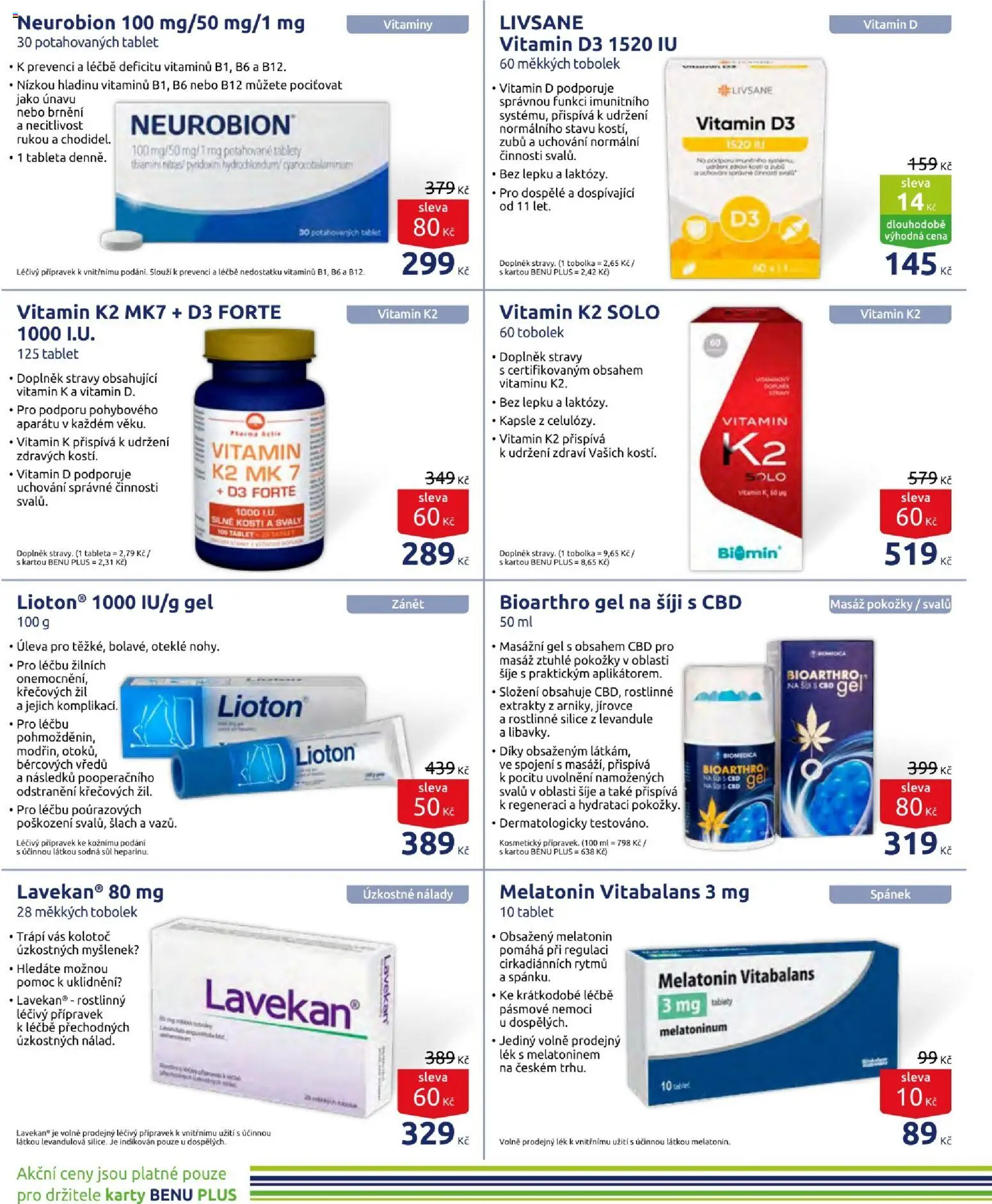 Benu leták od 01.10.2026 | Strana: 11 | Produkty: Tablet, Vitamíny, Vitamin D, Sůl