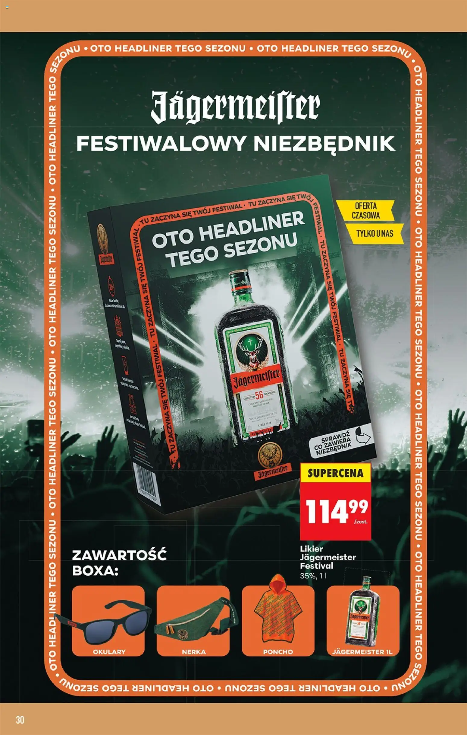 Biedronka Polsko leták - Czas na toast od 13.07.2026 | Strana: 30 | Produkty: Jägermeister