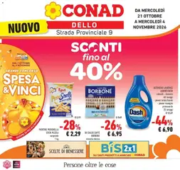 Anteprima del volantino Conad volantino Dello valido a partire dal 21/10/2026