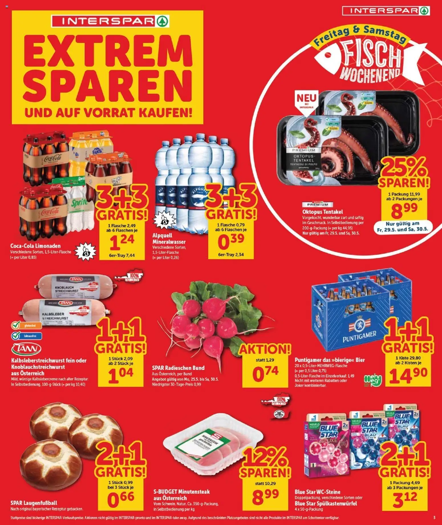 Interspar Flugblatt - Burgenland Sued gültig ab 29.05.2026 | Seite: 3 | Produkte: Knoblauch, Bier, Fisch