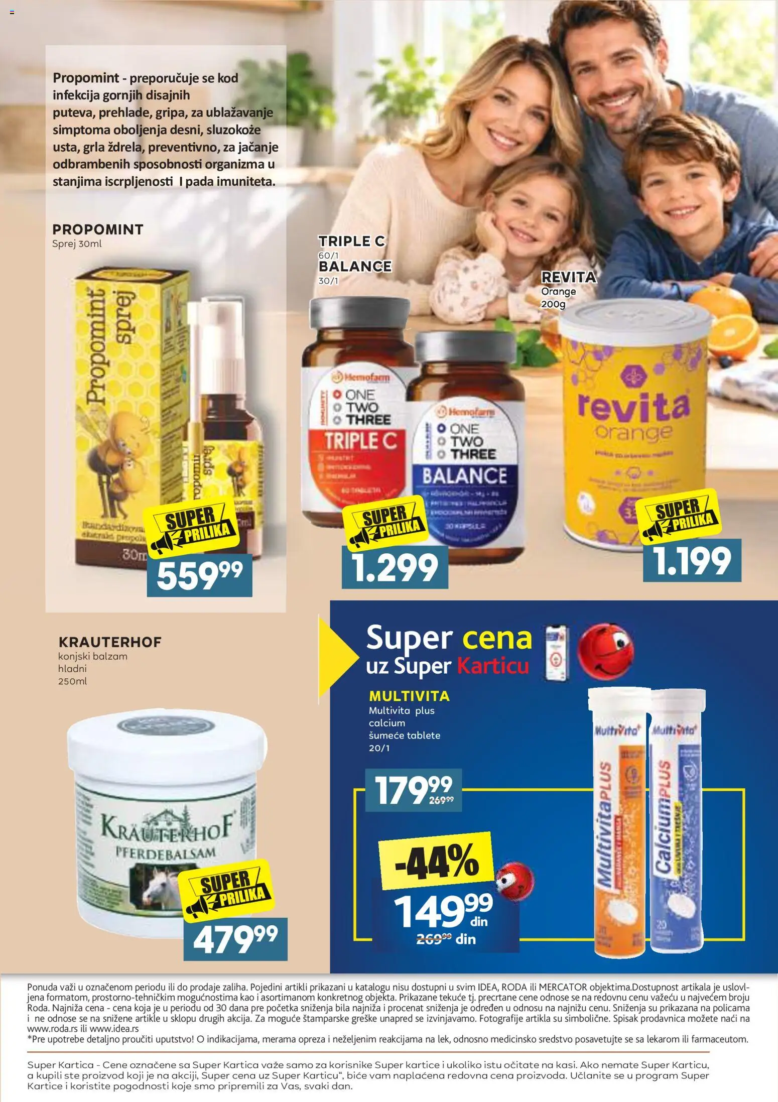 Roda katalog - važi od 28.09.2026 | Strana: 64 | Proizvode: Šumeće tablete, Balzam