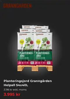 Granngården erbjudanden - Förhandsvisning av reklamblad från butik Granngården aktuell från 19.05.2026 | Sida: 7 | Produkter: Jord, Planteringsjord
