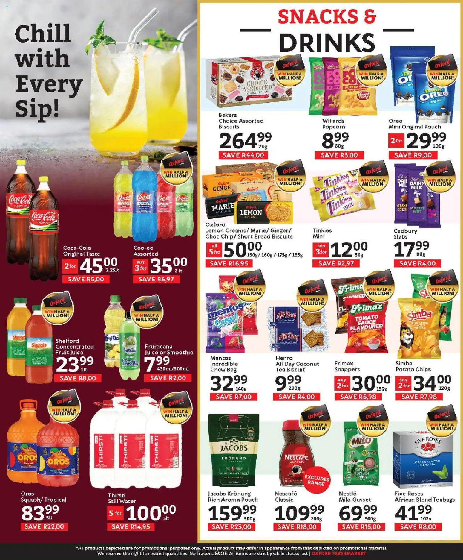 New Oxford Freshmarket catalogue – valid from 28/10/2026 | Page: 12 | Products: Tea, Snacks, Popcorn, Fruit