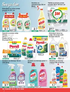 KTC Katalog - Pregled kataloga iz trgovine KTC, vrijedi od 20.05.2026 | Stranica: 36 | Proizvodi: Deterdžent, Jar, Kapsule za pranje rublja, Persil