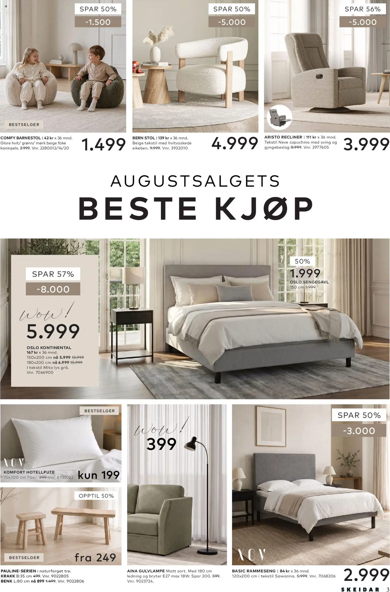 {H1} | Side: 3 | Produkter: Krakk, Stol, Sengegavl, Barnestol