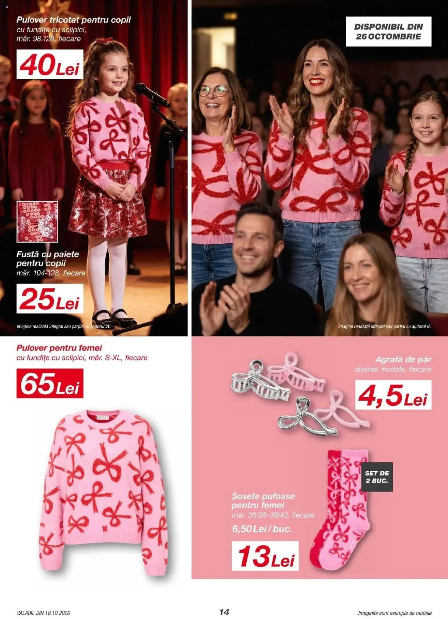 Kik catalog 26.10.2026 - Online magazin Romania | Pagină: 14 | Produse: Pulover, Șosete