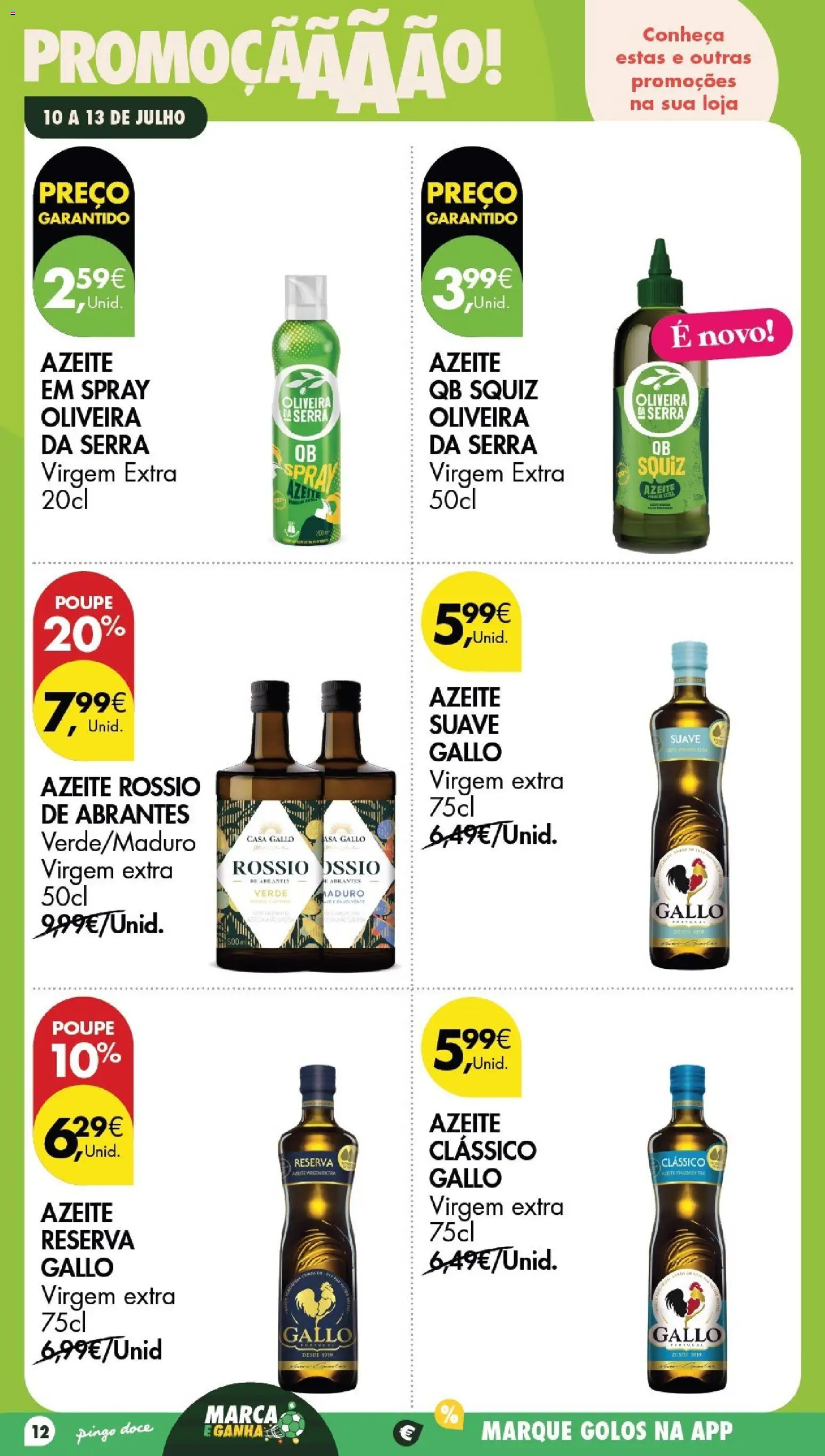 Pingo Doce Poupe este Fim de Semana │ válido de 10/07/2026 | Página: 12 | Produtos: Azeite